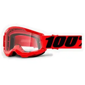 100% Strata 2 Essential Jeugd Motorcross Bril, rood pas cher