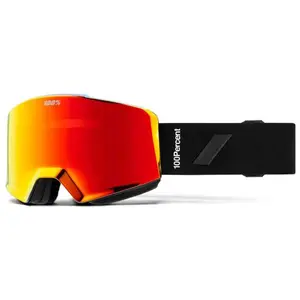 100percent 100% Ski Goggles Norg - Black/Red - Red Mirror Lens - LVendu pargalaxus