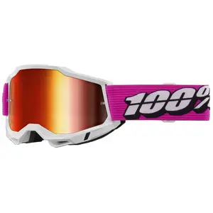 100% Accuri II Motorcross bril, pink voor man pas cher