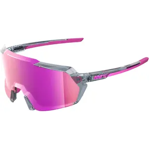 100%, Femmes, Lunettes de sport, Korbin (Menthe translucide polie, Miroir multicouche violet), Gris pas cher