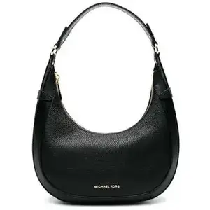 Michael Kors Crescent Top Zip Shoulder Bag In Black Leather Size: OS | Shoulder Bags Outlet | Dames | ZwartVendu parotrium