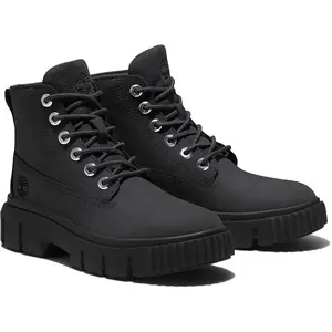 Timberland Bottines Timberland Greyfield Leather Boot Black - Femme Bottines - 38.5