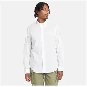 Timberland Chemise à Manches Longues Solid Poplin pas cher
