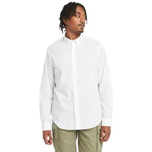 Timberland Chemise à Manches Longues Solid Poplin pas cher