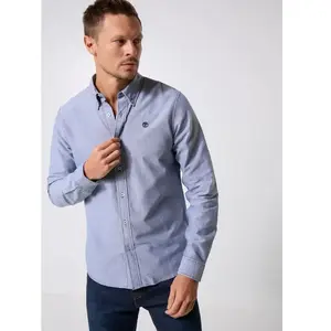 Timberland Chemise à Manches Longues Oxford Slim pas cher