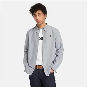 Timberland Chemise à Manches Longues Oxford Slim pas cher