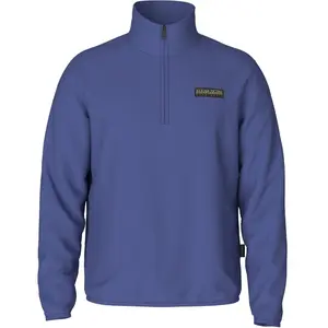 Polaire à fermeture demi-zippée Napapijri Laato Bleu XL pas cher