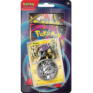 Asmodee Pack de 2 boosters Pokémon Raikou pas cher