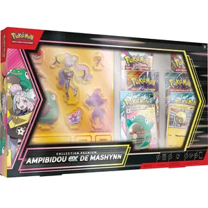 Comparateur de prix : Pokémon : Coffret Premium Ampibidou-ex de Mashynn
