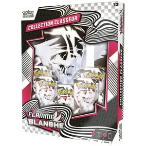 Asmodee Collection Classeur Pokémon Écarlate et Violet   Flamme Blanche pas cher