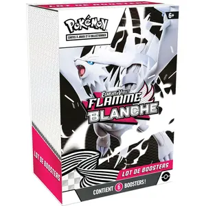 Asmodee Pokémon : Bundle - 6 boosters Flamme Blanche pas cher