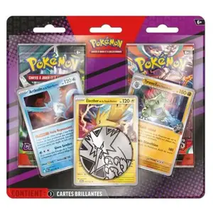 Asmodee Pokémon : pack 2 boosters Q4 25 (Blister) 3 c.p. pas cher