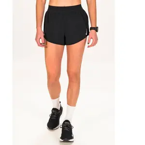 Short taille mi-haute avec sous-short intégré femme Nike AeroSwift Dri-FIT AD 8 cm Noir SVendu parjd-sports-fr