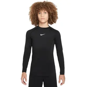 Comparateur de prix : Nike Boy's Top B Np Df Ls Top 24, Black/White, FJ6822-010, M