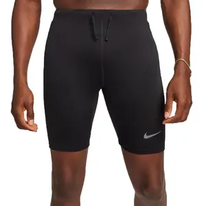 Nike Men's Tight M Nk Df Fast Bf Half Tight, Black/Reflective Silv, FN...Vendu pari-run