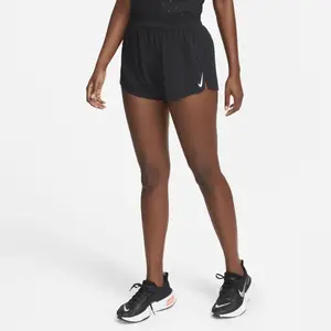 Short taille mi-haute avec sous-short intégré femme Nike AeroSwift Dri-FIT AD 8 cm Noir XLVendu parjd-sports-fr