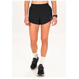 Short taille mi-haute avec sous-short intégré femme Nike AeroSwift Dri-FIT AD 8 cm Noir LVendu parjd-sports-fr