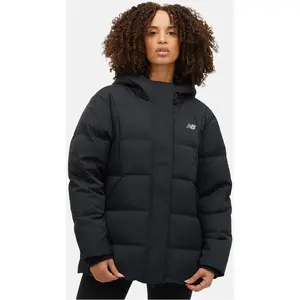 New Balance Nbx Soft Alpine Icon Down Jacket Black Size: M | Winter Ja... pas cher