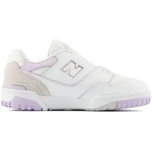 New Balance Pre Girls 550 Bungee Lace With Top Strap White Size: 32 | ... pas cher