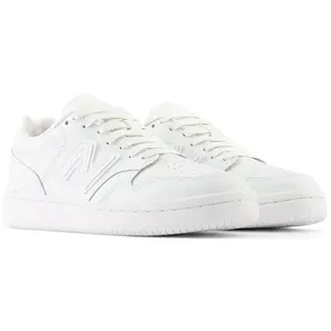 New Balance Baskets unisexes 480, Cuir synthétique blanc, 37 EU pas cher