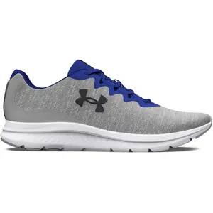 Under Armour UA Charged Impulse 3 Knit, Chaussure de course pour homme, Mod Gray Royal Black, 45 EU pas cher