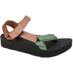 Teva W Midform Universal - Dames Sandalen - Zwart/Oranje/Roze - Maat 42 pas cher