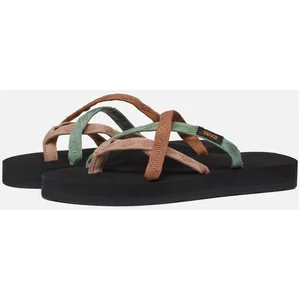 Teva W OLOWAHU MIXED B Dames Slippers - MAPLE SUGAR MULTI pas cher