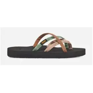 Sandale à lanières végane pour femmes - TEVA - Olowahu - Brun noir - Confortable et léger