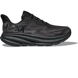 HOKA Clifton 9 Homme - BLACK, BLACK 45 1/3 pas cher