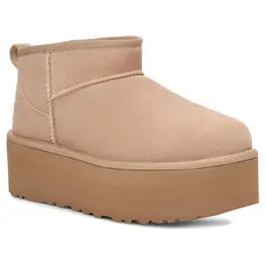 UGG Classic Ultra Mini Platform Boots Femme - Beige, Beige 40