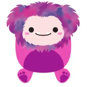 Peluche Squishmallows Medium Plush Woxie Bigfoot pas cher