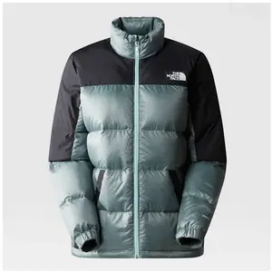 The North Face Diablo Recycled Down Jacket Softshell Ladies Powder Teal/Tnf Black M