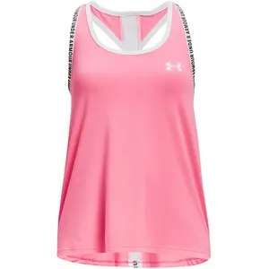 Débardeur Fille - Under Armour - Knockout - Rose Punk - Taille Jeune L... pas cher