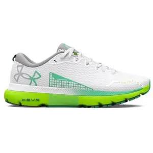 Chaussures de course Under Armour W Hovr Infinite 5 pour femmes - Blanc/jaune - Drop 8 mm - Usage régulier pas cher