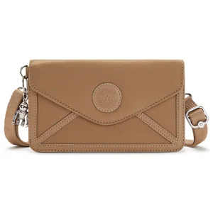 Sac bandoulière femme Kipling New Lelio - soft almond - TU pas cher