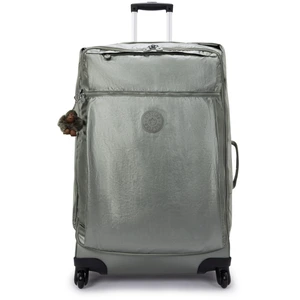 Kipling Bagages À Roulettes Darcey L Moon Grey Metallic Vert Grand Fem... pas cher