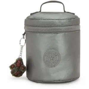 Kipling Accessoire De Voyage Brynley Moon Grey Metallic Vert Petit Femme 100% Polyamide