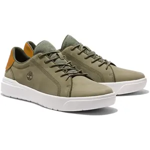 Timberland Seneca Bay Low Sneakers - Leren Sneaker - Heren - Groen - Maat 41 pas cher