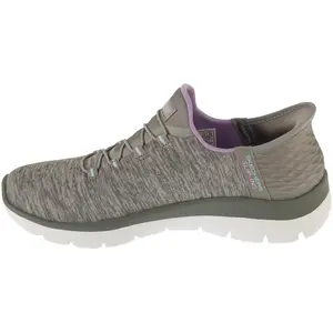 Baskets femme Skechers Summits - Dazzling Haze Gris 36,5 pas cher
