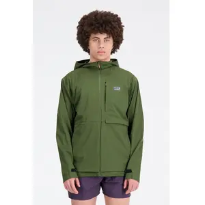 New Balance Sweat-shirt à Zip Impact Run At Waterproof pas cher
