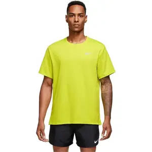 Nike T-shirt à Manches Courtes Miler Dri-fit Uv