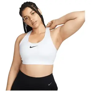 Nike Soutien-gorge de sport W Nk Df Swsh HGH SPT pour femme, blanc/noi...Vendu pari-run