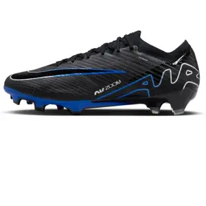 Nike Chaussures De Football Zoom Vapor 15 Elite Fg, Black/Chrome-Hyper...