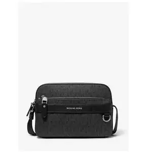 Michael Kors Hudson - Sac bandoulière logo Noir 33S3LYTC5B pas cher