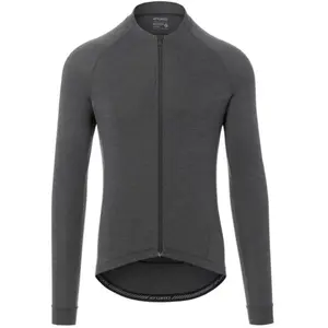 Giro, Hommes, Maillot de cyclisme, M New Road LS Jersey (S), Gris, SVendu pargalaxus
