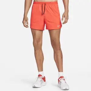 Short avec sous-short intégré Nike Dri-FIT Stride 5IN Rouge M pas cher