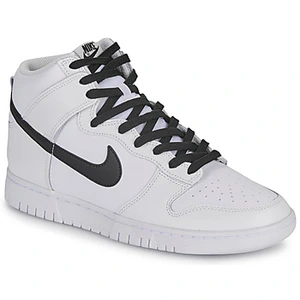 Nike Dunk High Retro Herenschoenen, 42.5, Wit/Summit White/Zwart