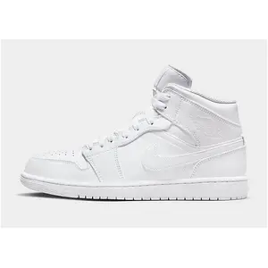 Jordan Air 1 Mid Homme - White/White/White, White/White/White 47