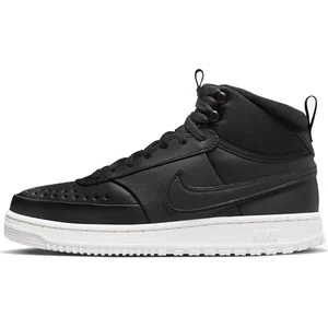Nike, Hommes, Baskets, Court Vision Mid Hiver - 55729, Noir, (45.5) pas cher