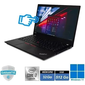 Pc portable - Lenovo Thinkpad T14s - 14" Full HD - i7-10510U - RAM 16... pas cher